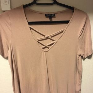 Crisscross shirt from topshop/ Nordstrom